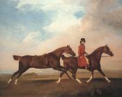 William Anderson with Two Saddle-horses - 乔治·斯塔布斯
